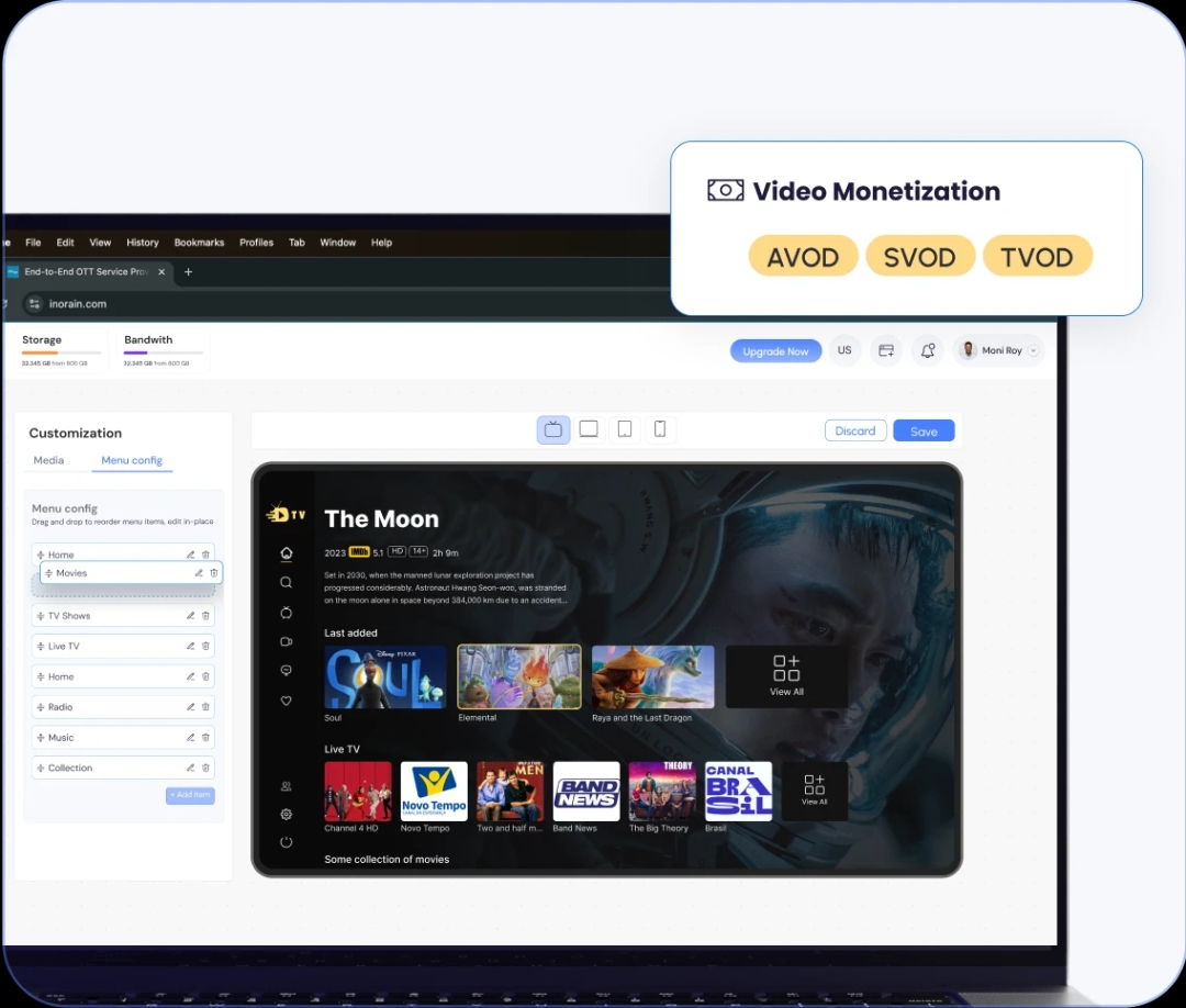 Your OTT CMS (Middleware)