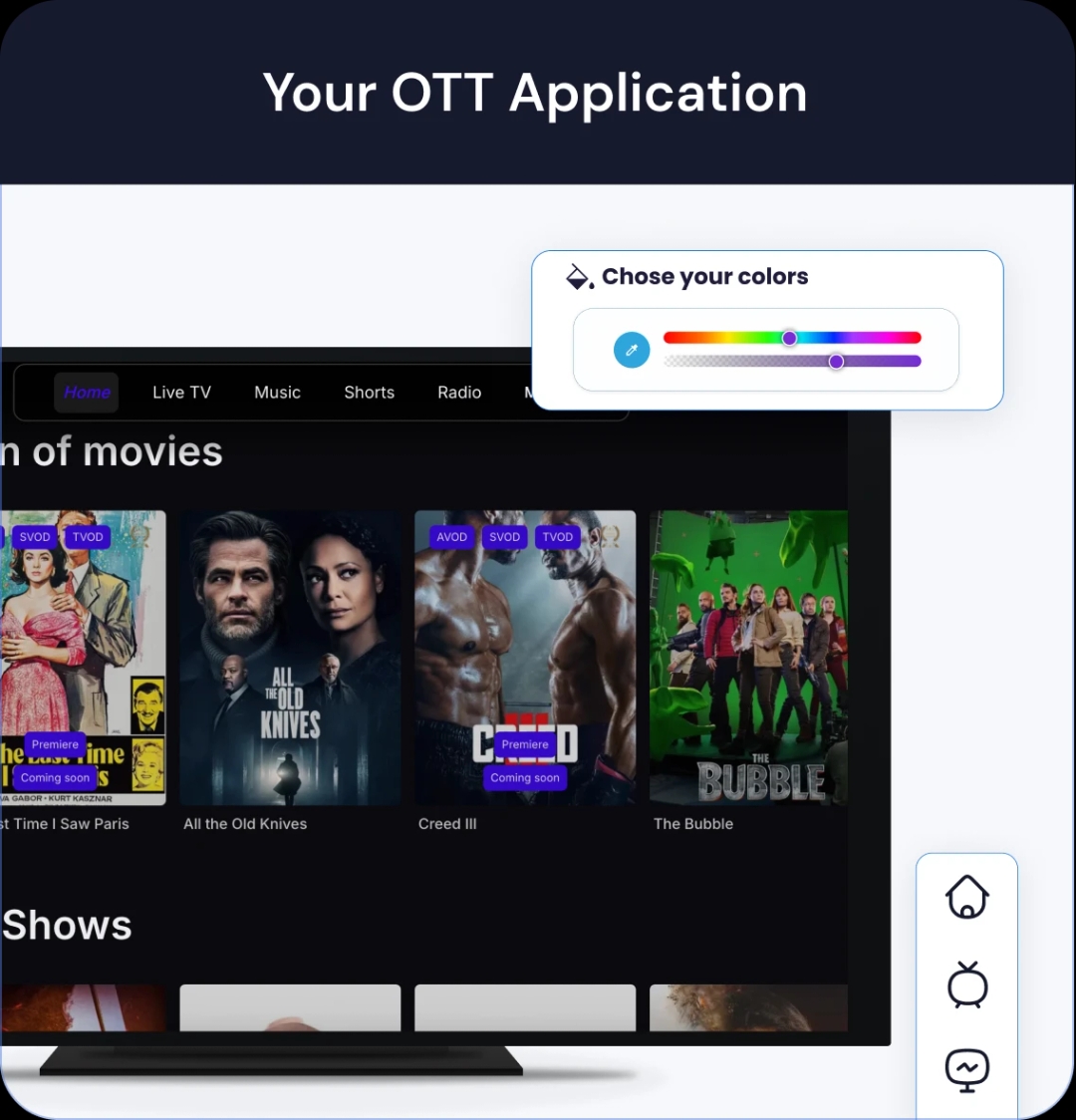 Your White-Lable OTT Application