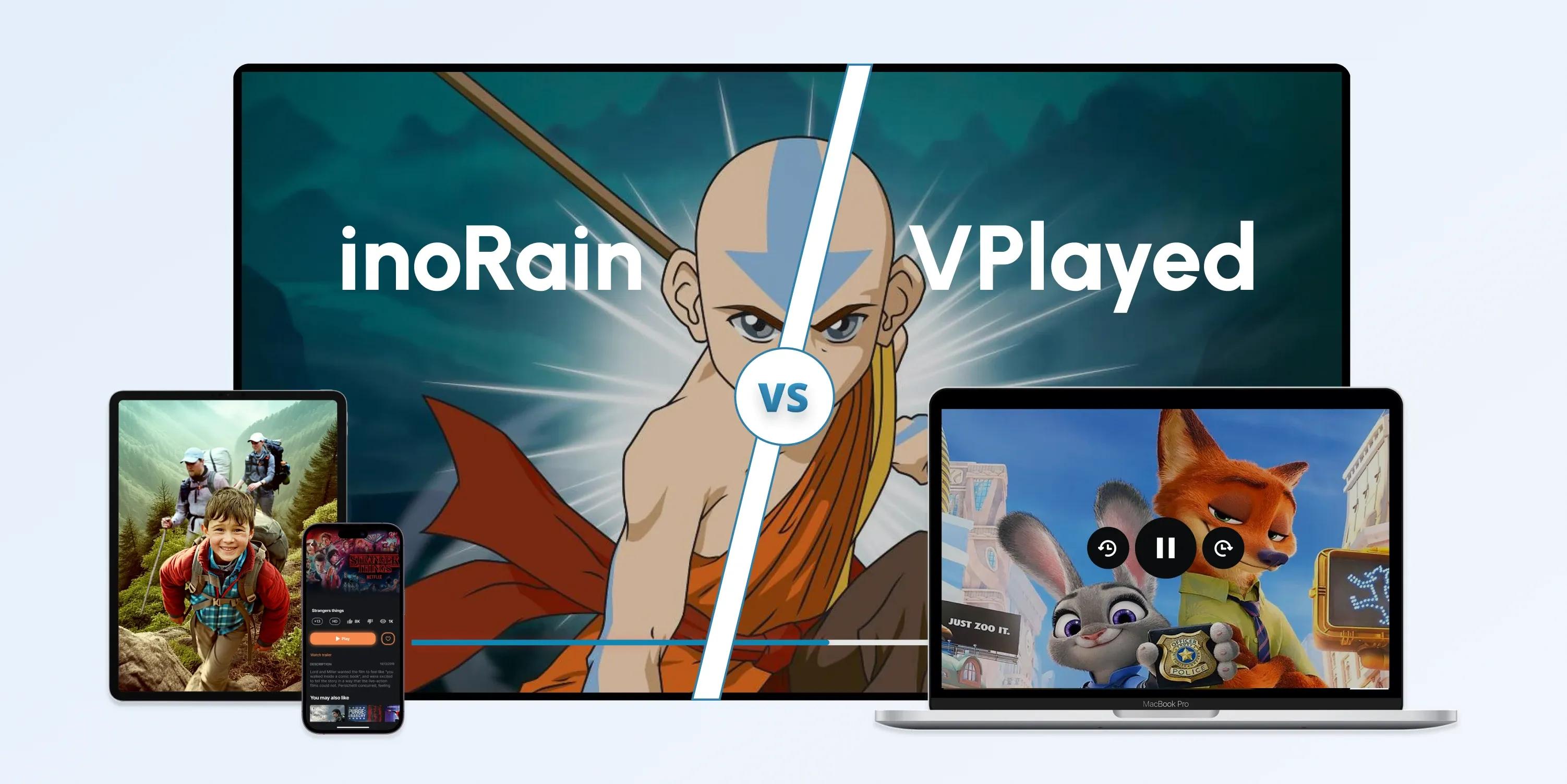 VPlayed Alternatives: inoRain vs. VPlayed