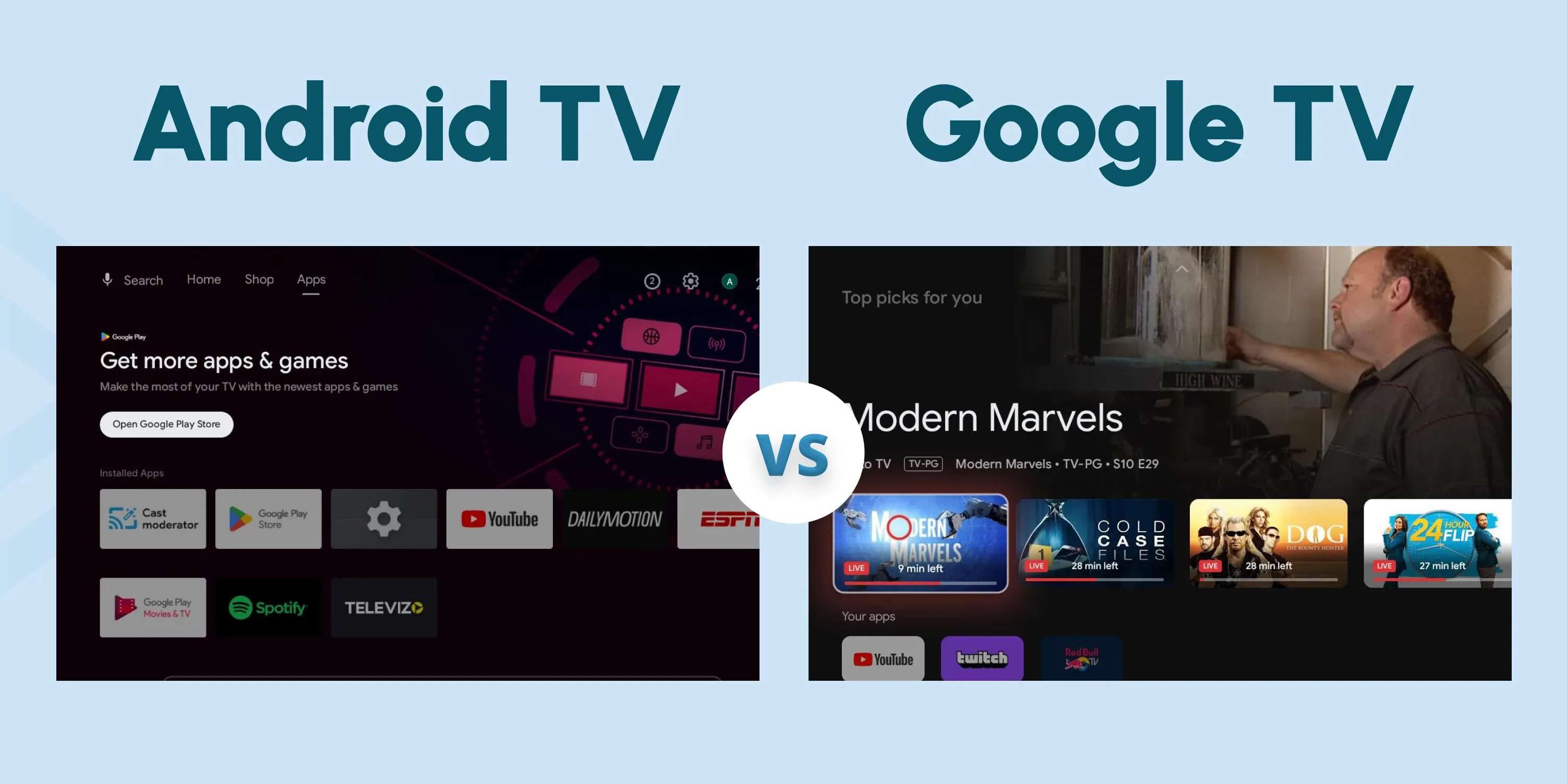 google tv vs android tv